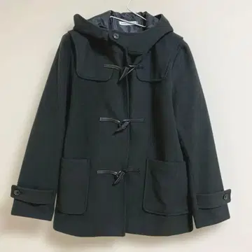 세븐 데이즈 선데이 더플 코트 후드 부착 블랙 S