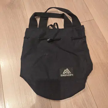 GREGORY 블랙 숄더백