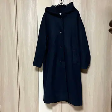 샹브르 드 샤름 후드 부착 롱 코트