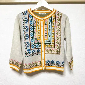 49av.junko shimada 자카드 편직 가디건