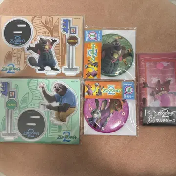 주토피아2 아크릴 스탠드 캔 거울 세트