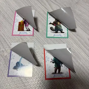 주토피아 크리스마스 캐릭터 카드 세미 컴플리트