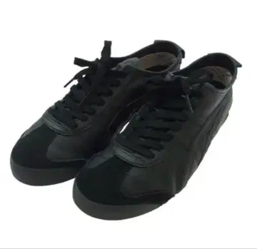 블랙 오니츠카타이거 스니커즈 멕시코66 가죽 스니커즈 25cm