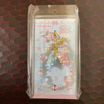 리틀트윈스타 폰 스트랩 퍼프퍼프