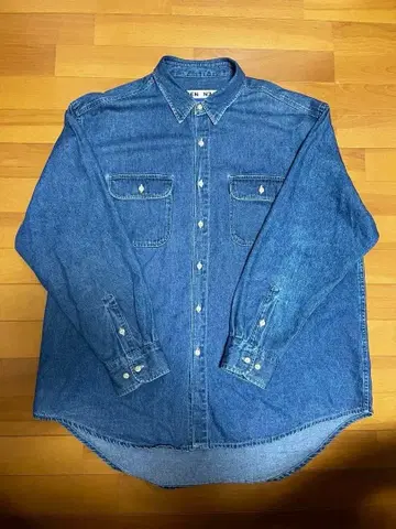 CITEN 데님 긴팔 셔츠