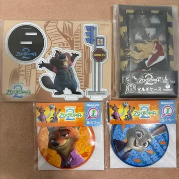 주토피아2 아크릴 스탠드 & 캔 거울 세트