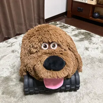 강아지 얼굴 봉제 인형 본체