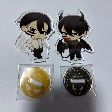 도원암귀 파보테리아 천사와 악마 무타노 무진 SD 아크릴 스탠드 세트