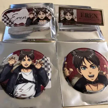 진격의 거인 신주쿠 마루이 늑대인간 엘렌 캔뱃지 명찰