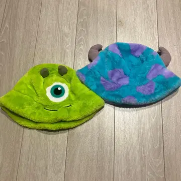 [ 세트 ] 버킷햇 모자 설리 마이크 몬스터 주식회사