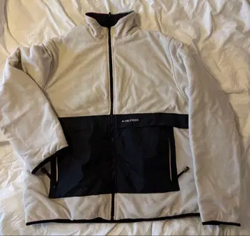 HILFIGER 블랙 퀼팅 자켓