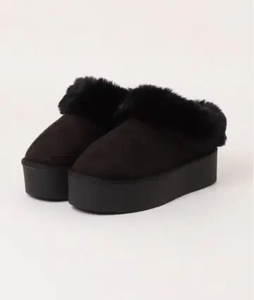 MOZ 통굽 퍼 부츠