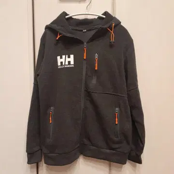 헬리 한센 후드 부착 후드티 다크 그레이 L