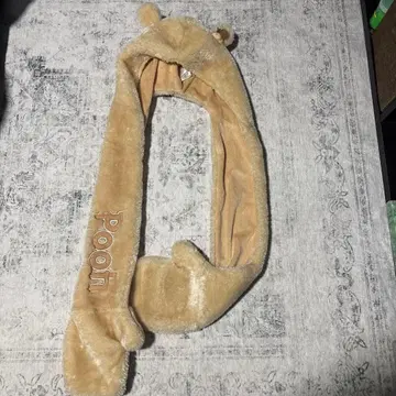 도쿄 디즈니 리조트 곰 귀 플리스 캡 푸우