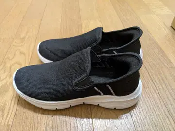 블랙 슬립온 스니커즈