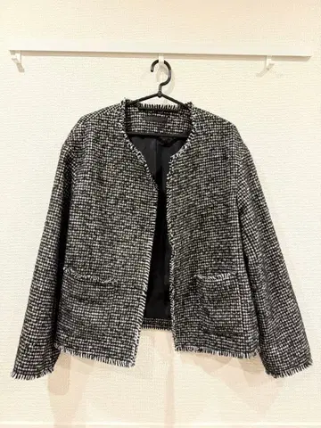 [UNIQLO] 노카라 자켓 블랙 화이트