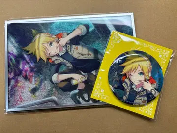 하피콜레 프로세카 카가미네 렌 캔뱃지 아크릴 색지