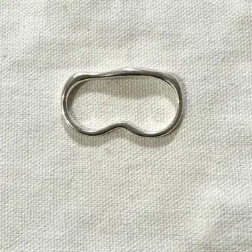 Jouete 투 링 실버 925 실버 링 더블 링