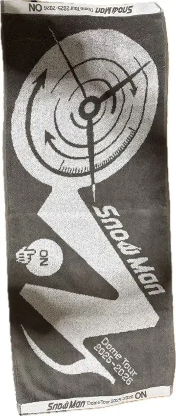 Snow Man Dome Tour 2025-2026 타월 응원봉