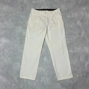 GERMANO 슬랙스 BeamsF 별주 코튼 트윌 화이트