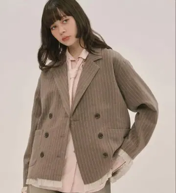 loin nuit 프릴 레이어드 디자인 자켓