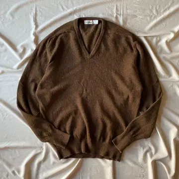 80년대 L.L.Bean 램스울 V넥 스웨터 구제 의류