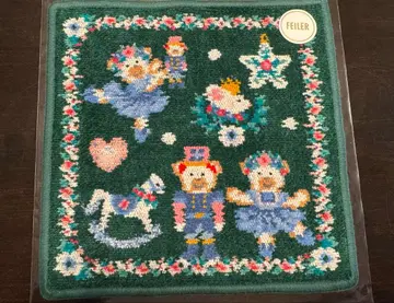 페이퍼 리베&릴리아자 너트 크래커 그린 타월 손수건