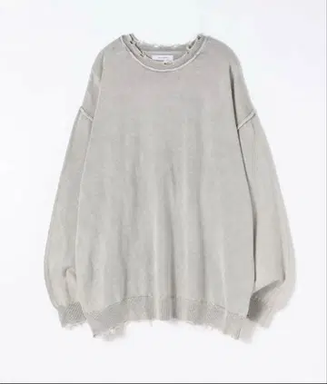 지나시스 12G 스톤 워시 컷 라이크 풀오버