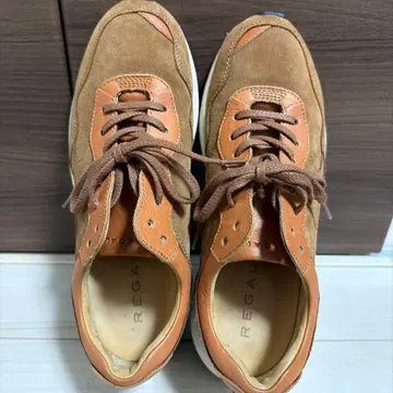 REGAL 스웨이드 & 가죽 스니커즈 브라운