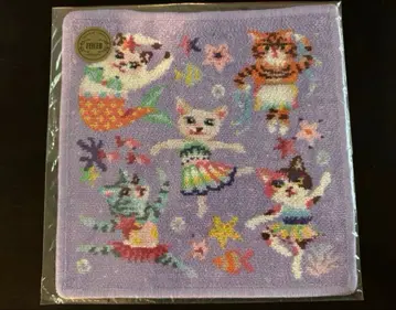 페이 라브라리 발레리나캣 타월 손수건