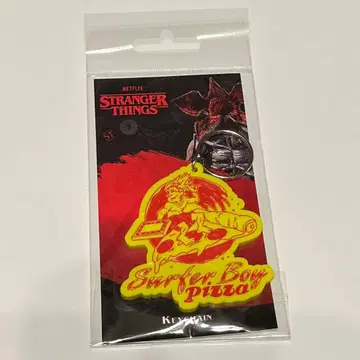 기묘한 이야기 서퍼 보이 피자 키링