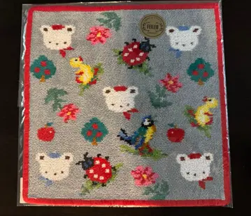 페이러 패밀리아 하이디 애플 포레스트 레드헴 타월 손수건