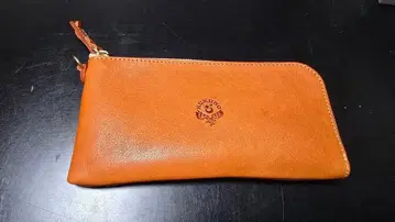 도치기 가죽 HUKURO 컴팩트 장지갑 라이트 브라운 새상품급