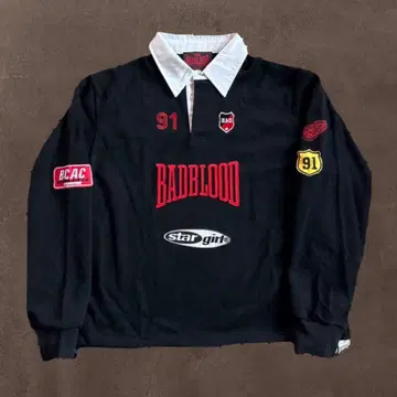 BadBlood 블랙 피케 셔츠