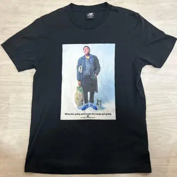 new balance 블랙 티셔츠 L 사이즈 할아버지