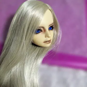 SD용 플라티나 블론드 스트레이트 롱 가발