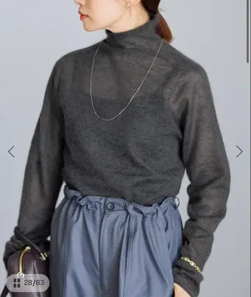 2024AW IENA SUPER Kid MIX 모헤어 시어 풀오버