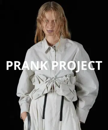 PRANK PROJECT 크롭 긴팔 셔츠
