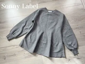 Sonny Label 페플럼 니트 풀오버 그레이 WEB 한정판