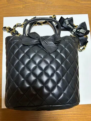 핑크하우스 가죽 백