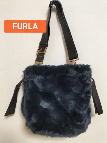 FURLA 훌라 퍼 백 네이비