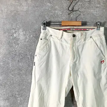 MASTER BUNNY EDITION 롱 팬츠 화이트 골프 웨어