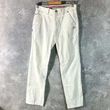 MASTER BUNNY EDITION 롱 팬츠 화이트 골프 웨어