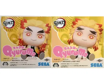 귀멸의 칼날 큐룽하게 쳐다보는 포즈 렌고쿠 쿄쥬로 센쥬로 세트