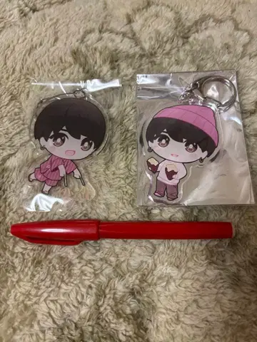 m!lk 사노하야토 키링 2개 세트