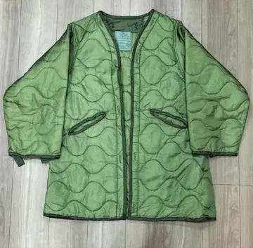 데드스탁 80s 나이트 디저트 카모 라이너 퀼팅 자켓