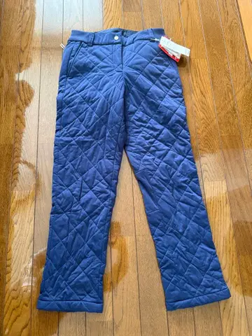 [ 새상품 ] 네이비 퀼팅 여성 팬츠 S