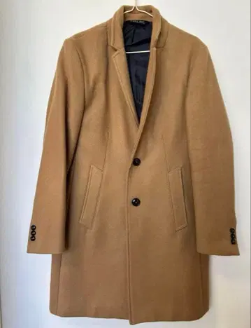 새상품급 ZARA MAN 자라 체스터 코트 38 남성용 S ZARA