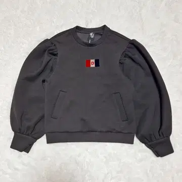 본딩 볼륨 슬리브 트레이닝복 블랙 D.TWO