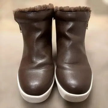 글로벌 워크 발수 보온 깔창 부츠 브라운 숏 기장 M